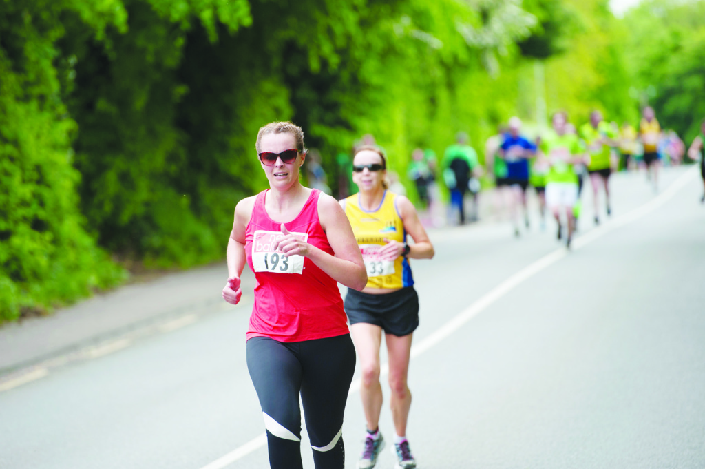 Donna Mulligan during the Blackwater 10k. ©Rory Geary/The Northern Standard